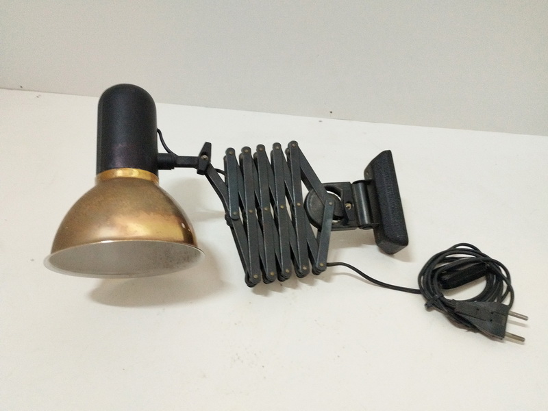 lampara aplique flexo extensible metal e27 18x32-68x13.5 1u